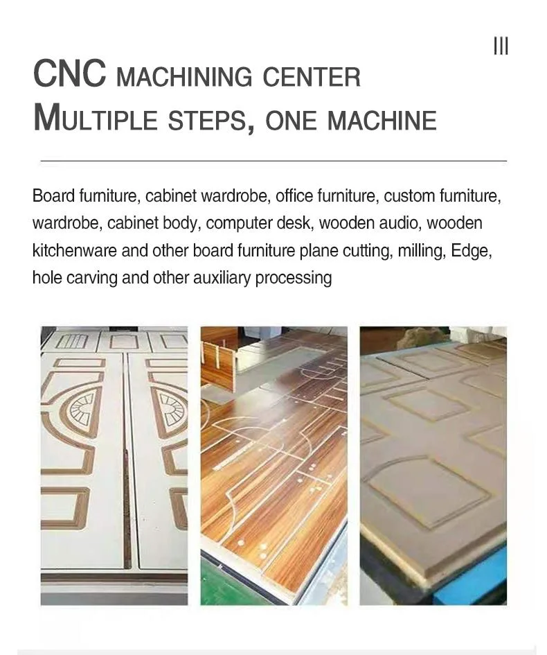 1325/1530 Automatic 3D CNC Router Machine for Woodworking Advertising Cutting Foam Acrylic MDF PVC Carving Furniture Kitchen