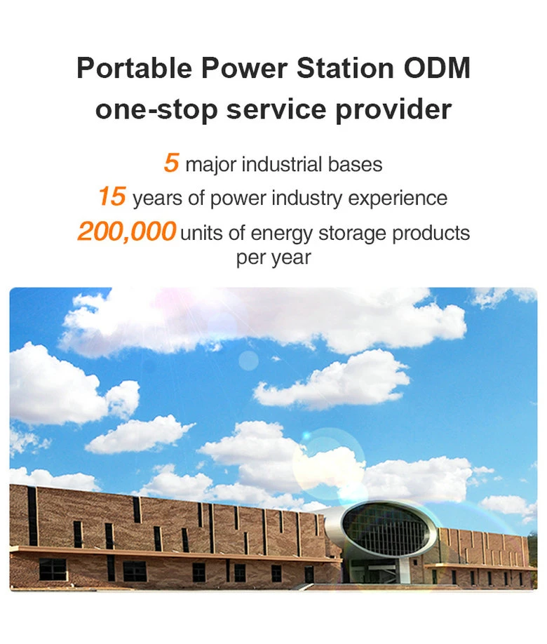Outdoor Mobile Solar Electric Wireless Camping Portable Power Station ODM OEM Manufactor